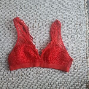 Aerie Red Lace Bralette